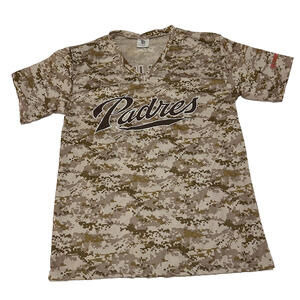 MLB San Diego Padres XL Andrew Cashner #34 Camo Polyester Pullover SGA Jersey